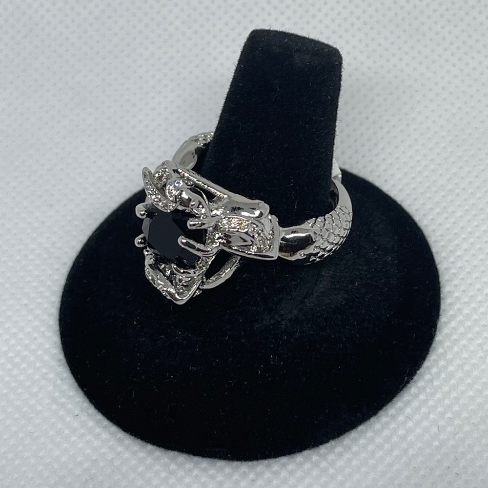 Black, Silver Ring